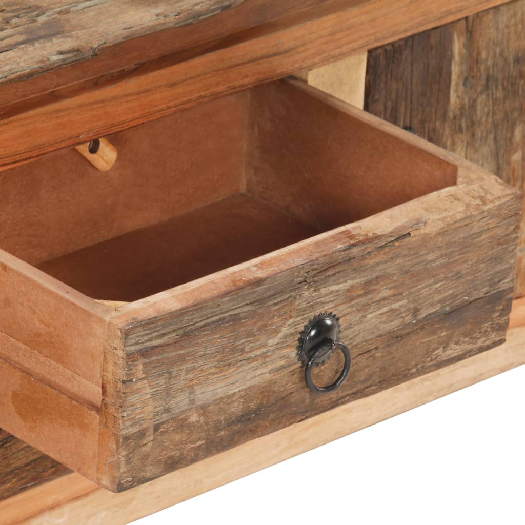 vidaXL Comodă TV, 120 x 30 x 40 cm, lemn masiv acacia/lemn reciclat