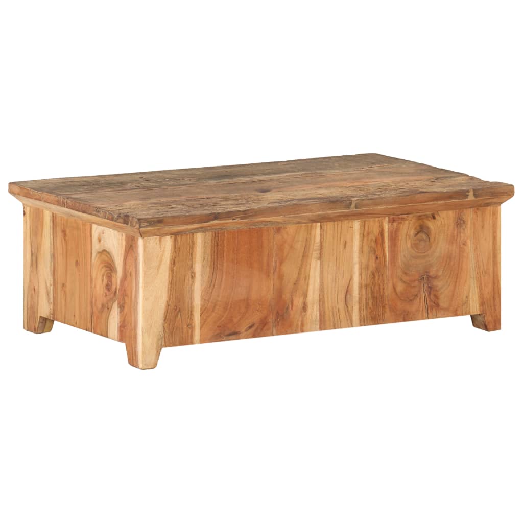 vidaXL Masă de cafea, 90 x 50 x 31 cm, lemn masiv reciclat vidaXL Masă de cafea, 90 x 50 x 31 cm, lemn masiv reciclat
