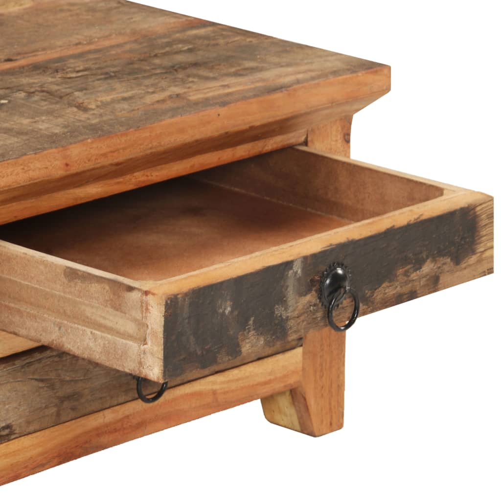 vidaXL Masă de cafea, 90 x 50 x 31 cm, lemn masiv reciclat vidaXL Masă de cafea, 90 x 50 x 31 cm, lemn masiv reciclat
