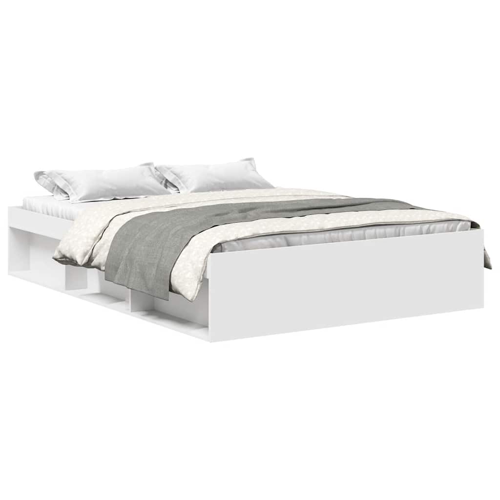 vidaXL Cadru de pat King Size, alb, 150x200 cm vidaXL Cadru de pat King Size, alb, 150x200 cm