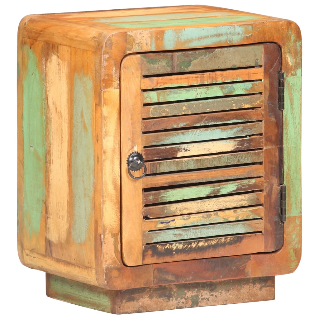 vidaXL Noptieră, 40 x 30 x 50 cm, lemn masiv reciclat vidaXL Noptieră, 40 x 30 x 50 cm, lemn masiv reciclat