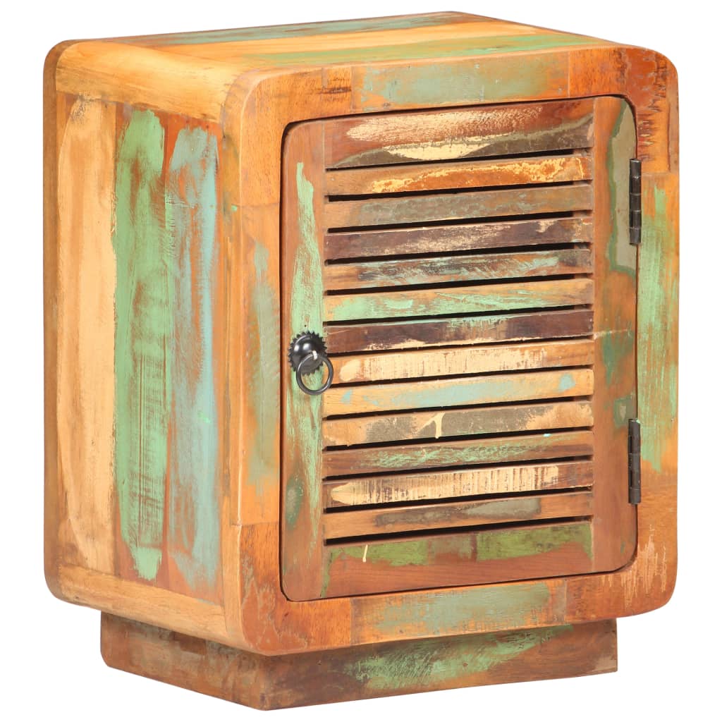 vidaXL Noptieră, 40 x 30 x 50 cm, lemn masiv reciclat vidaXL Noptieră, 40 x 30 x 50 cm, lemn masiv reciclat