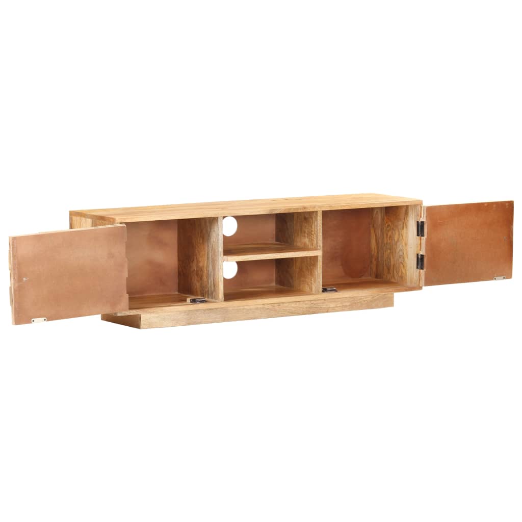 vidaXL Comodă TV, 116x30x35 cm, lemn masiv de mango vidaXL Comodă TV, 116x30x35 cm, lemn masiv de mango