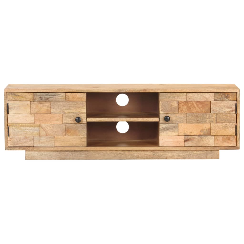 vidaXL Comodă TV, 116x30x35 cm, lemn masiv de mango vidaXL Comodă TV, 116x30x35 cm, lemn masiv de mango