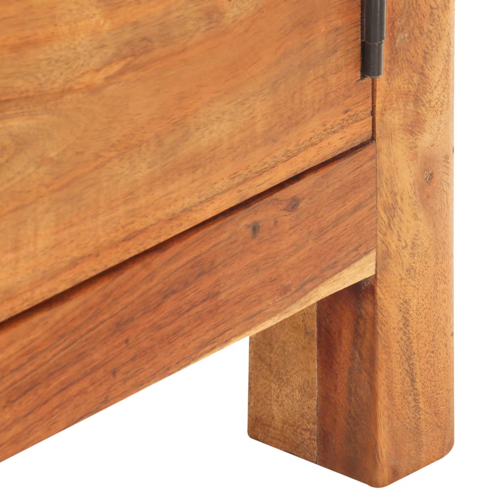 vidaXL Comodă TV, 116x30x40 cm, lemn masiv de acacia