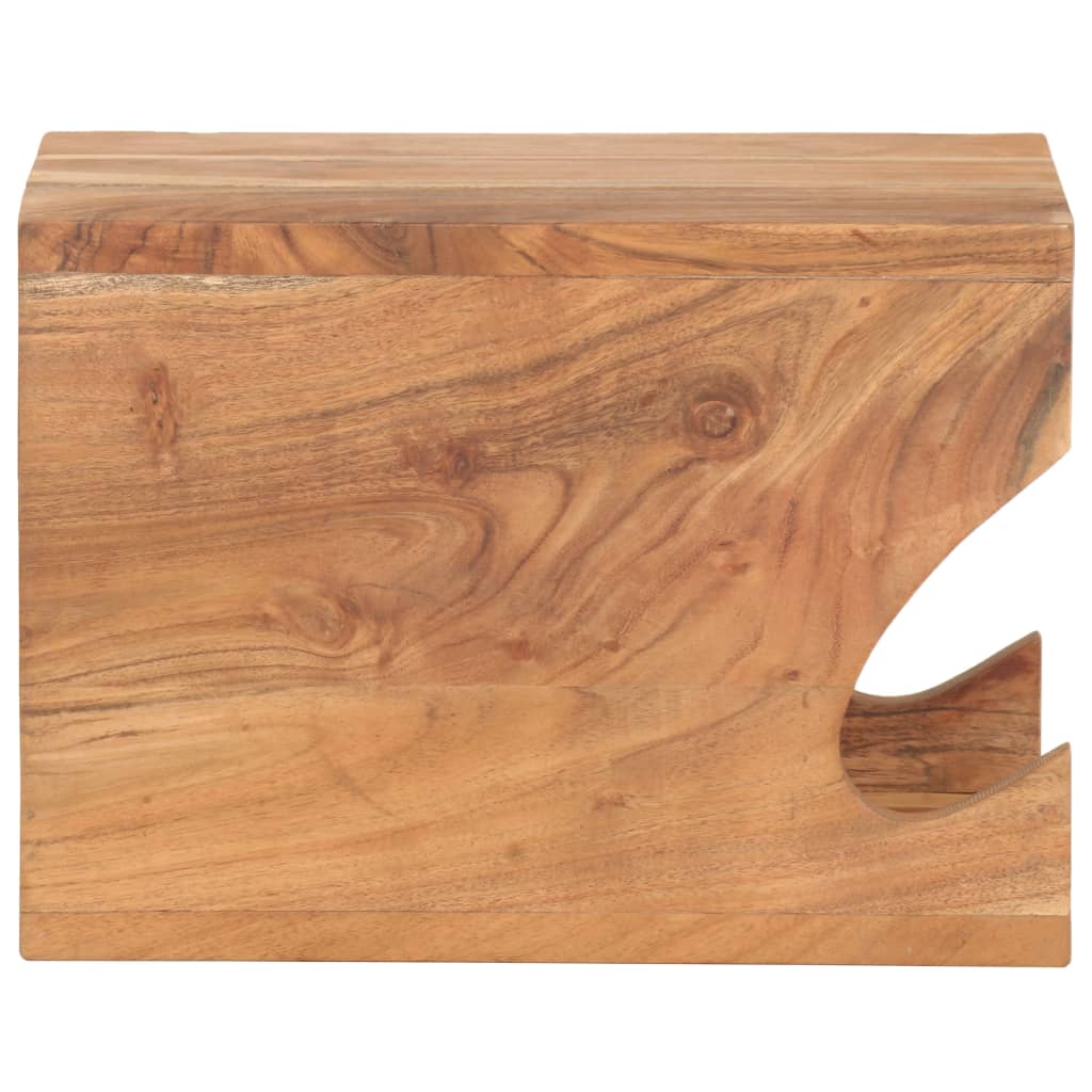 vidaXL Suport bicicletă de perete, 35 x 25 x 25 cm, lemn masiv acacia vidaXL Suport bicicletă de perete, 35 x 25 x 25 cm, lemn masiv acacia