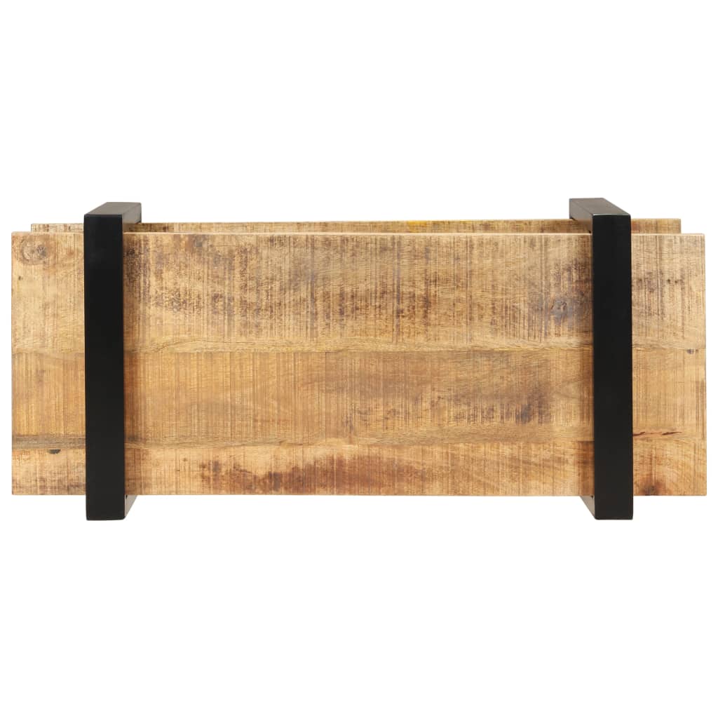 vidaXL Comodă TV, 90 x 40 x 40 cm, lemn de mango nefinisat