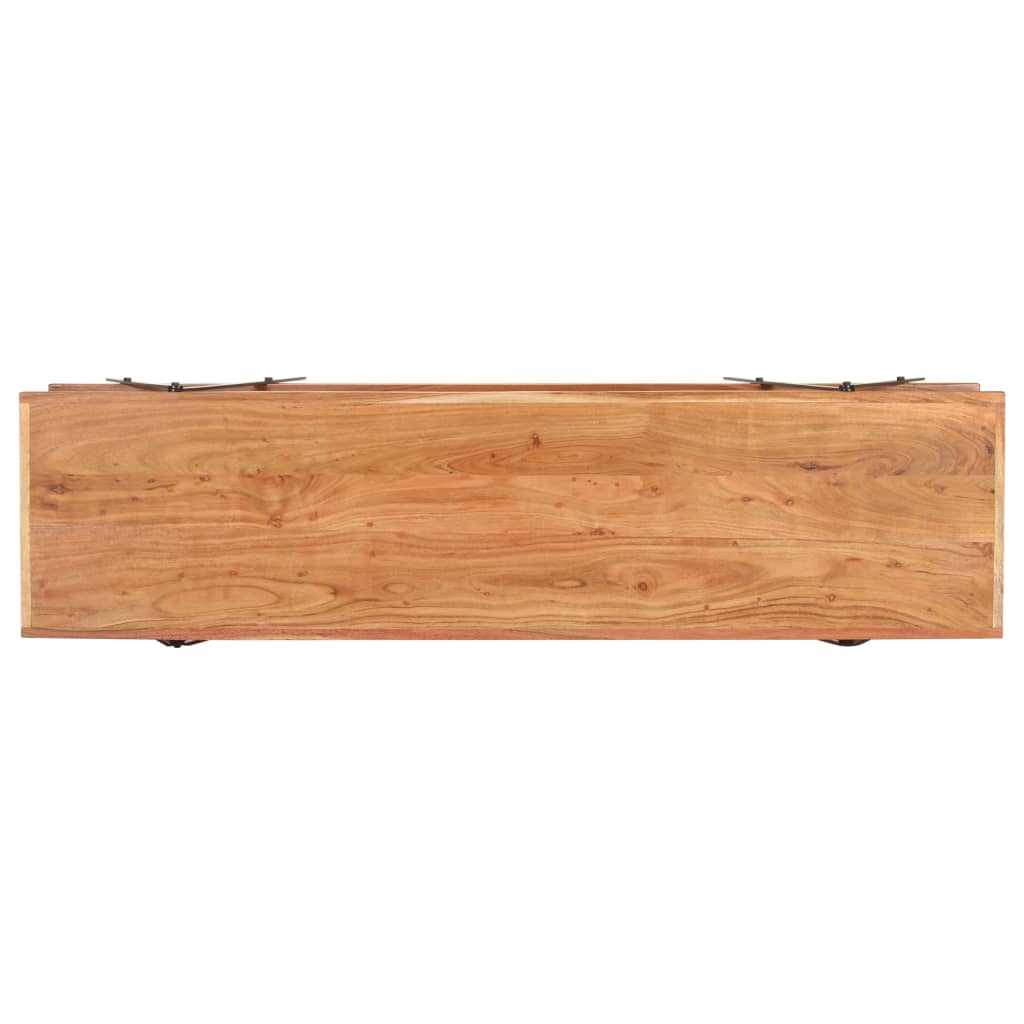 vidaXL Comodă TV, 160 x 40 x 50 cm, lemn masiv de acacia