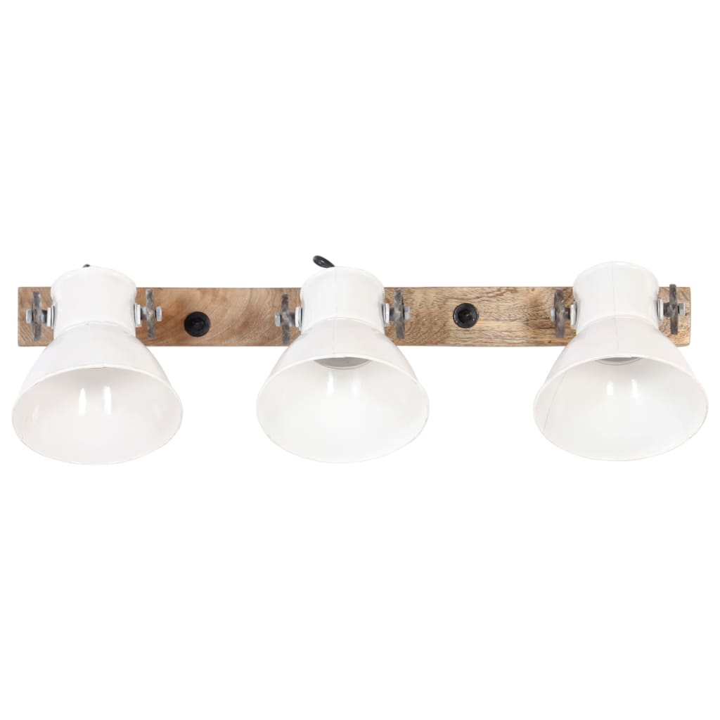 vidaXL Lampă de perete industrială, alb, 65 x 25 cm, E27 vidaXL Lampă de perete industrială, alb, 65 x 25 cm, E27