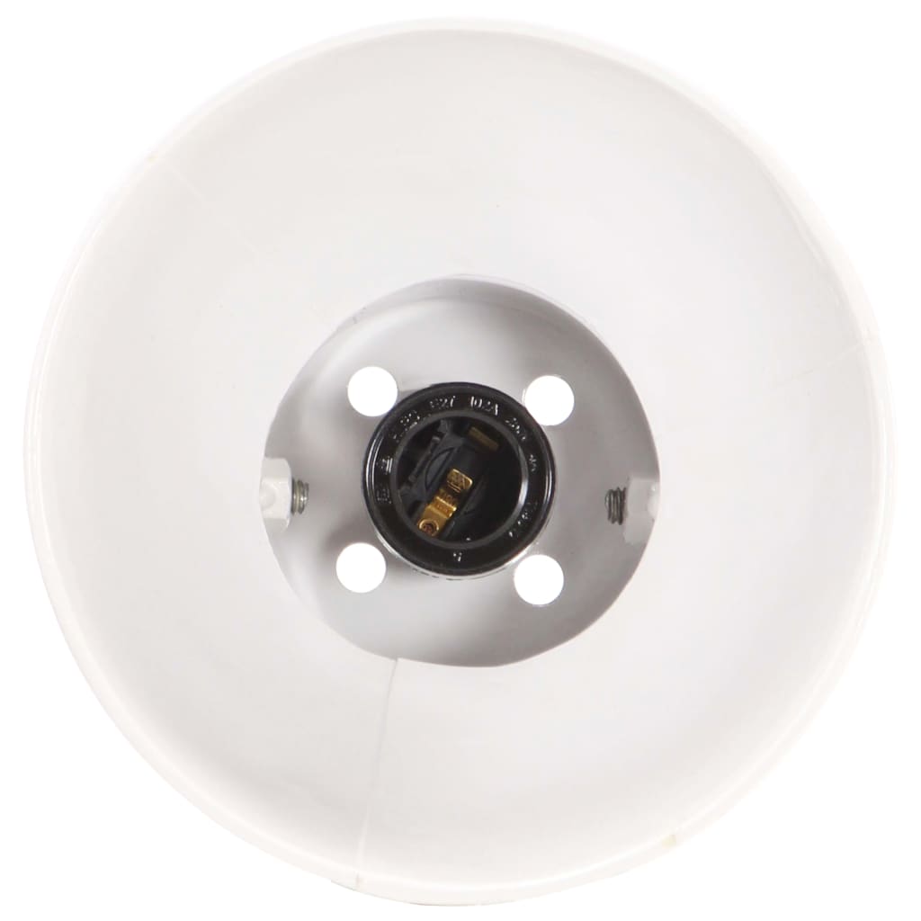 vidaXL Lampă de perete industrială, alb, 65 x 25 cm, E27 vidaXL Lampă de perete industrială, alb, 65 x 25 cm, E27