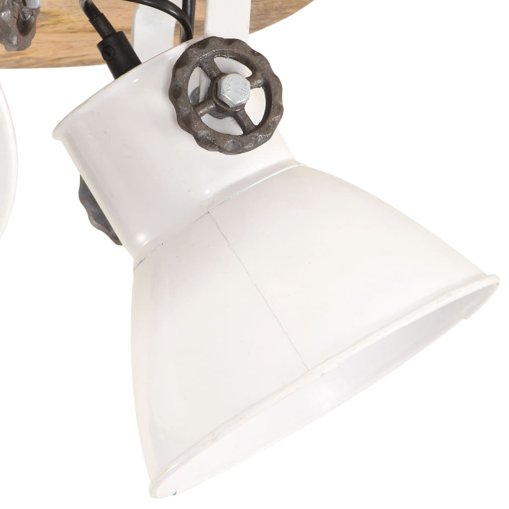 vidaXL Lampă de tavan industrială, alb, 42 x 27 cm, 25 W, E27 vidaXL Lampă de tavan industrială, alb, 42 x 27 cm, 25 W, E27