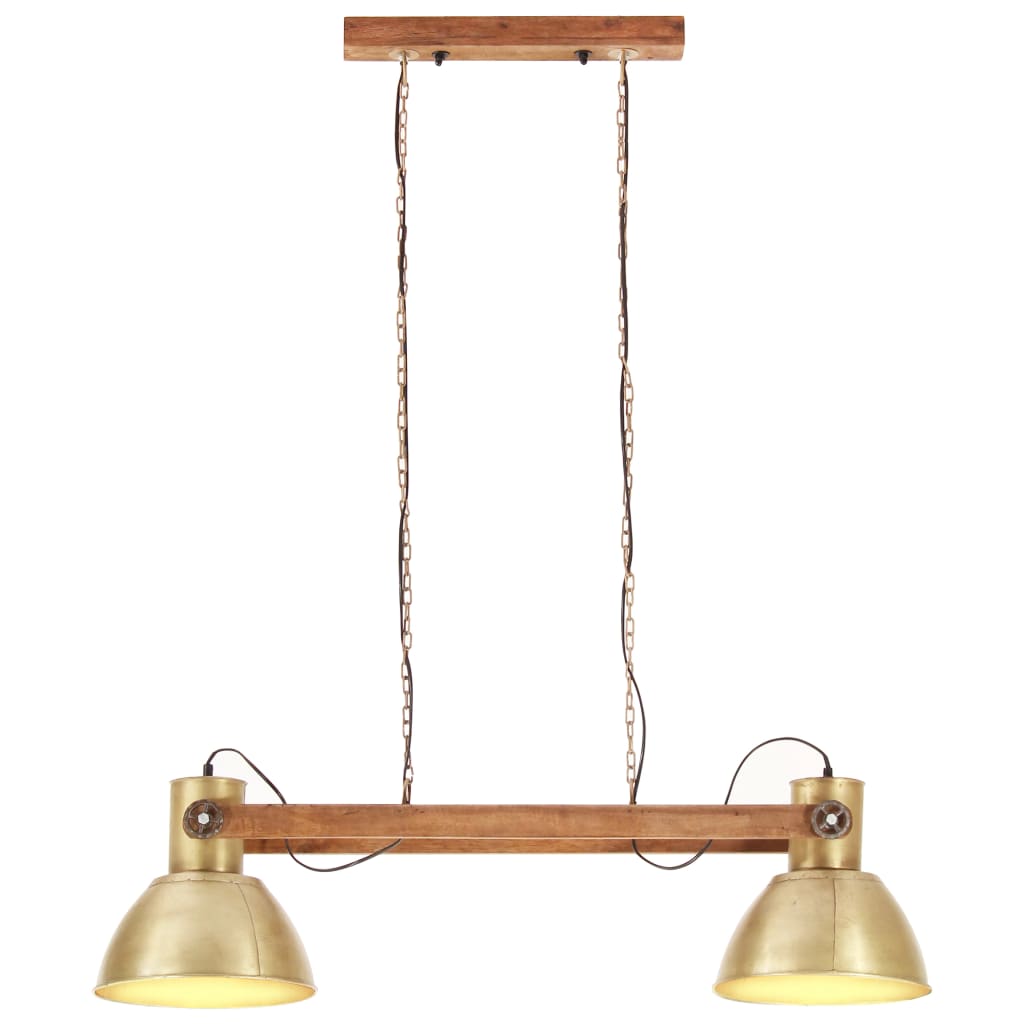 vidaXL Lampă suspendată industrială, 25 W, arămiu, 109 cm, E27 vidaXL Lampă suspendată industrială, 25 W, arămiu, 109 cm, E27