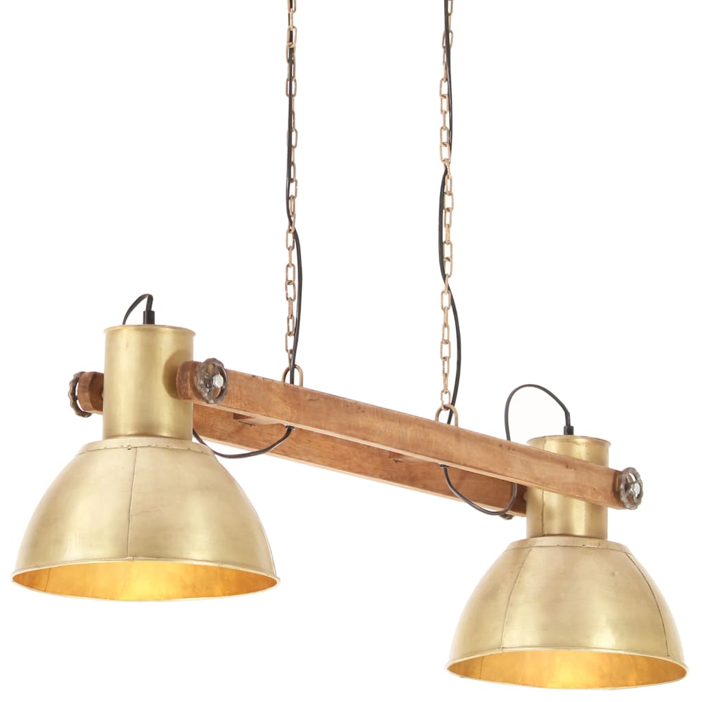 vidaXL Lampă suspendată industrială, 25 W, arămiu, 109 cm, E27 vidaXL Lampă suspendată industrială, 25 W, arămiu, 109 cm, E27