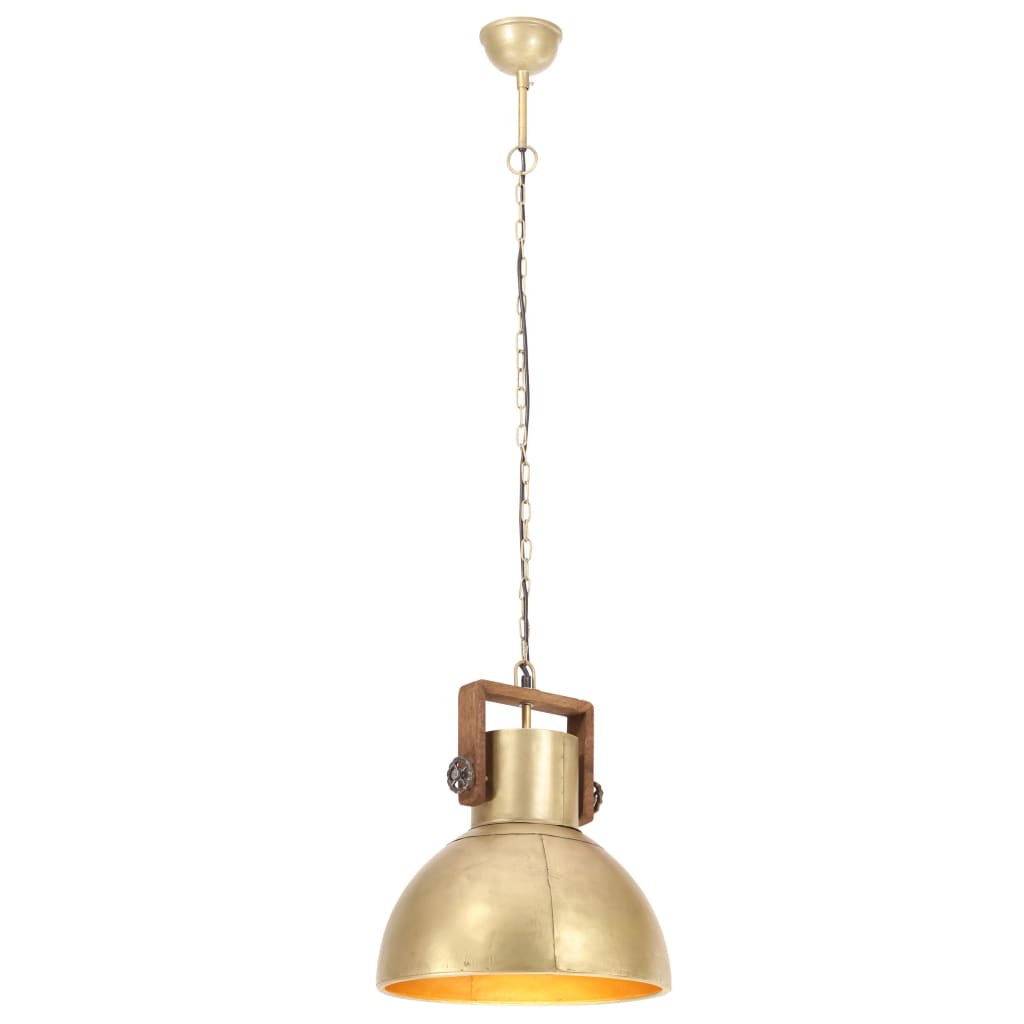 vidaXL Lampă suspendată industrială, 25 W, arămiu, 40 cm, E27, rotund vidaXL Lampă suspendată industrială, 25 W, arămiu, 40 cm, E27, rotund