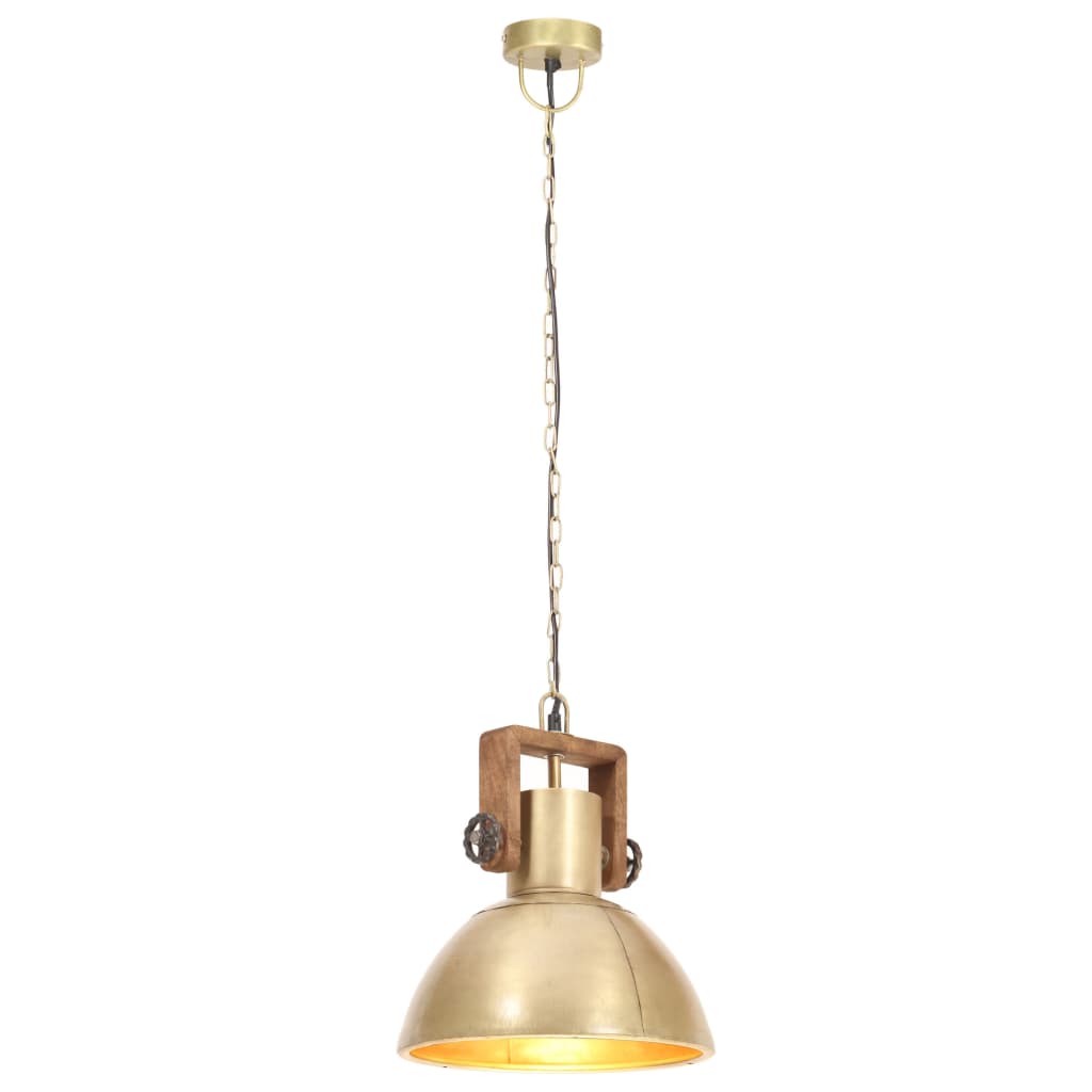 vidaXL Lampă suspendată industrială, 25 W, arămiu, 30 cm, E27, rotund vidaXL Lampă suspendată industrială, 25 W, arămiu, 30 cm, E27, rotund