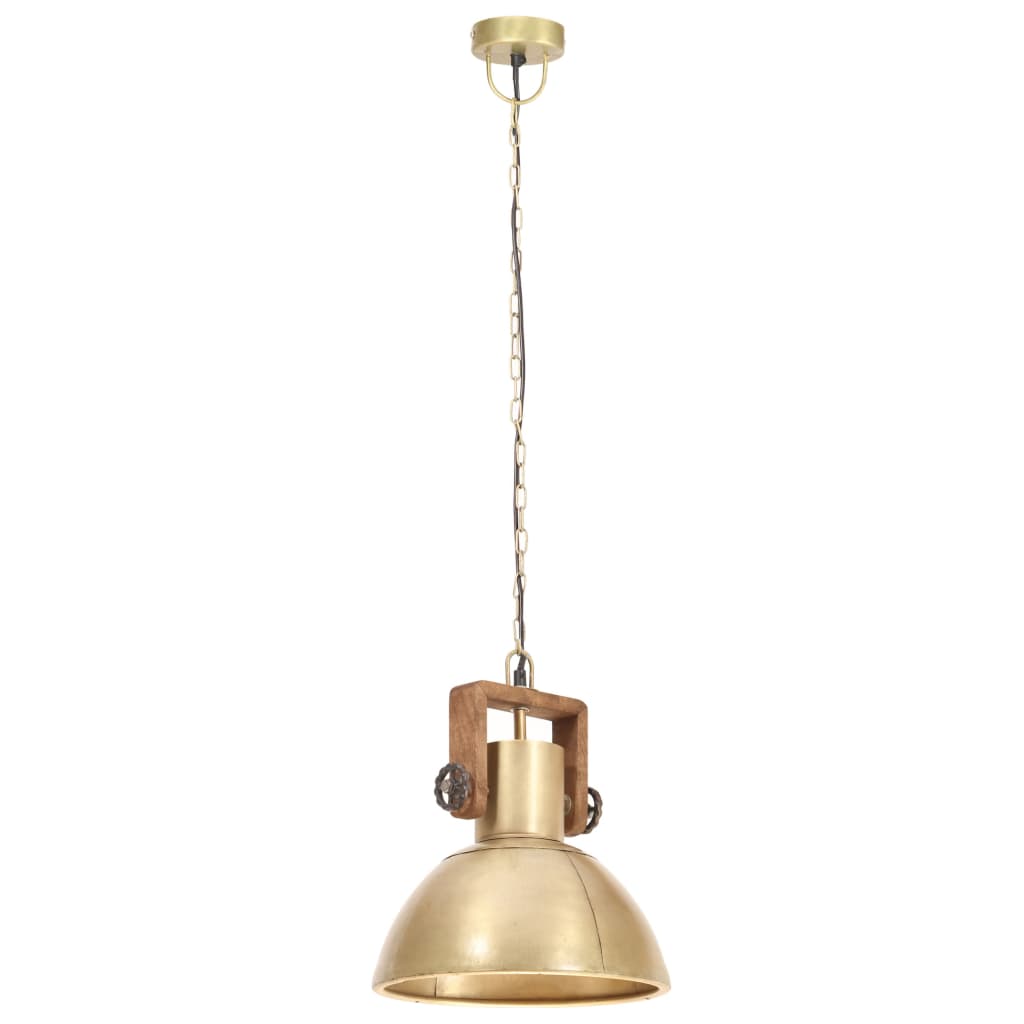 vidaXL Lampă suspendată industrială, 25 W, arămiu, 30 cm, E27, rotund vidaXL Lampă suspendată industrială, 25 W, arămiu, 30 cm, E27, rotund