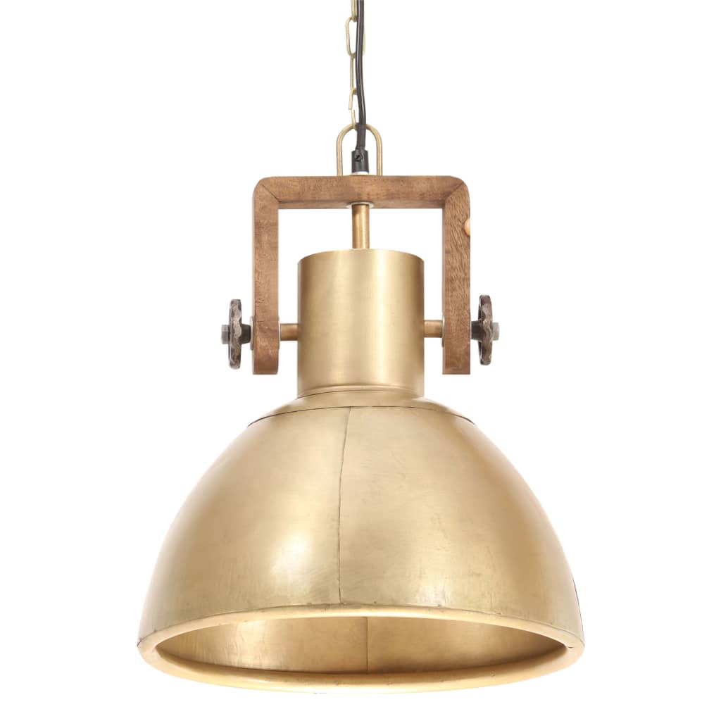 vidaXL Lampă suspendată industrială, 25 W, arămiu, 30 cm, E27, rotund vidaXL Lampă suspendată industrială, 25 W, arămiu, 30 cm, E27, rotund