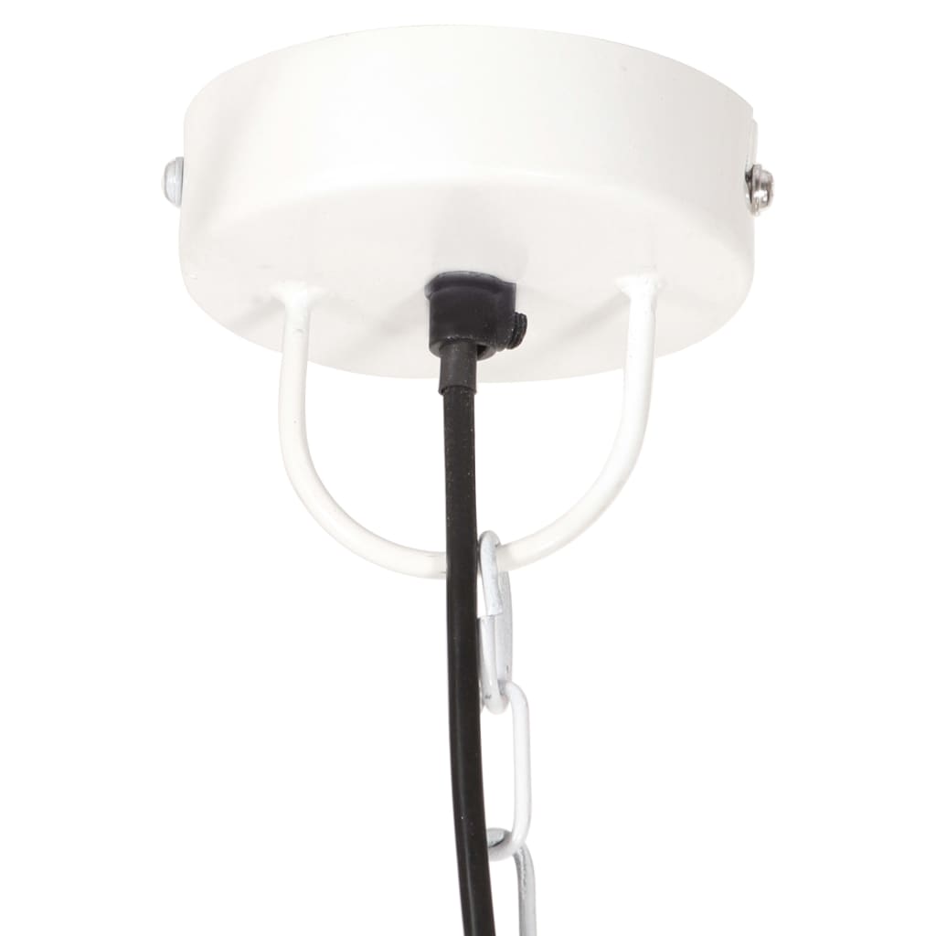 vidaXL Lampă suspendată industrială, 25 W, alb, 30 cm, E27, rotund vidaXL Lampă suspendată industrială, 25 W, alb, 30 cm, E27, rotund