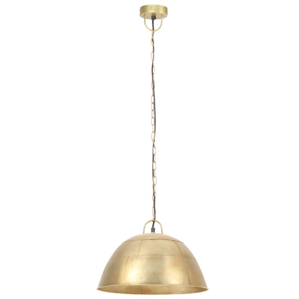 vidaXL Lustră industrială vintage, 25 W, 41 cm, alamă, rotund, E27 vidaXL Lustră industrială vintage, 25 W, 41 cm, alamă, rotund, E27