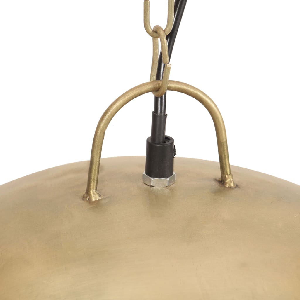 vidaXL Lustră industrială vintage, 25 W, 41 cm, alamă, rotund, E27 vidaXL Lustră industrială vintage, 25 W, 41 cm, alamă, rotund, E27