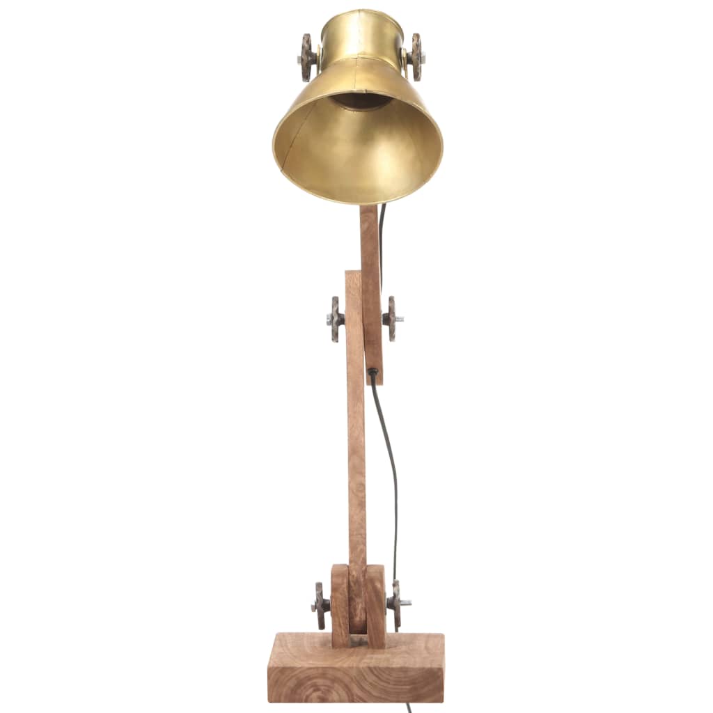 vidaXL Lampă de birou industrială, alamă, 58x18x90 cm, E27, rotund vidaXL Lampă de birou industrială, alamă, 58x18x90 cm, E27, rotund
