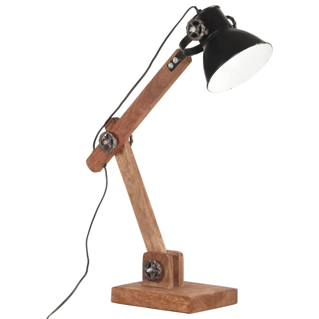 vidaXL Lampă de birou industrială, negru, 58x18x90 cm, E27, rotund vidaXL Lampă de birou industrială, negru, 58x18x90 cm, E27, rotund