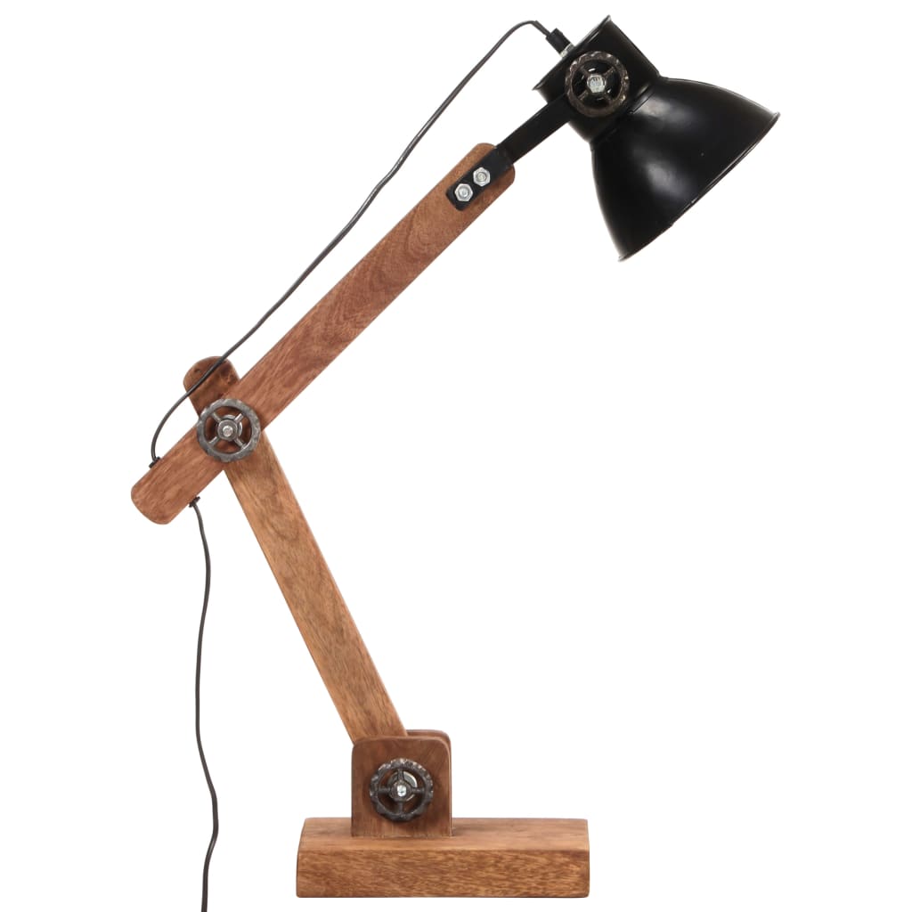 vidaXL Lampă de birou industrială, negru, 58x18x90 cm, E27, rotund vidaXL Lampă de birou industrială, negru, 58x18x90 cm, E27, rotund