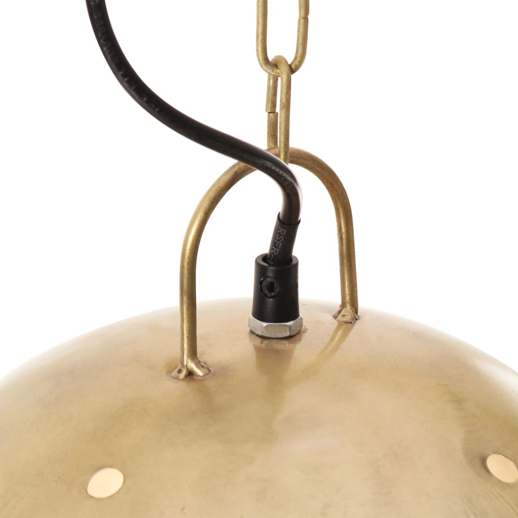 vidaXL Lampă suspendată industrială, 25 W, arămiu, 42 cm, E27, rotund vidaXL Lampă suspendată industrială, 25 W, arămiu, 42 cm, E27, rotund