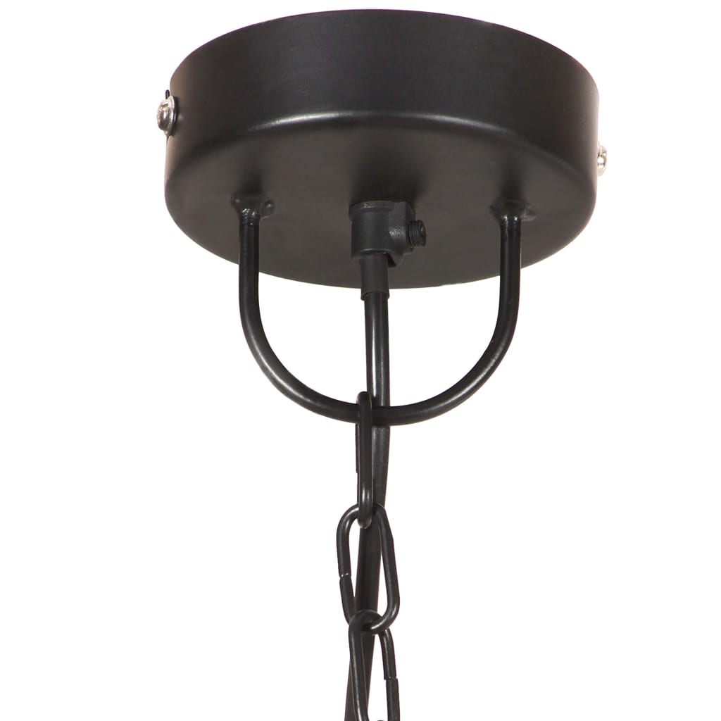 vidaXL Lampă suspendată, negru, rotund, 48 cm, 25 W, E27 vidaXL Lampă suspendată, negru, rotund, 48 cm, 25 W, E27