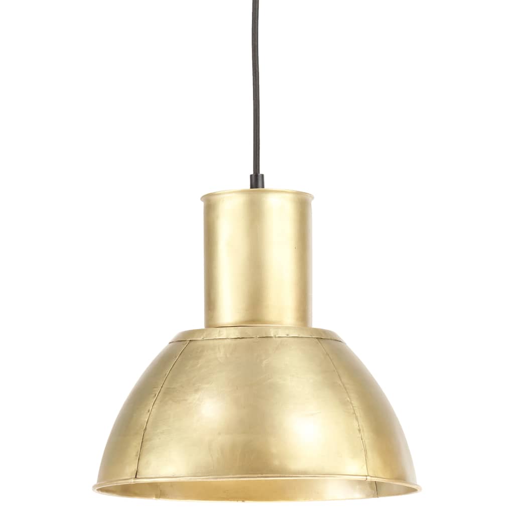 vidaXL Lampă suspendată, 25 W, culoare alamă, rotund, 28,5 cm, E27 vidaXL Lampă suspendată, 25 W, culoare alamă, rotund, 28,5 cm, E27