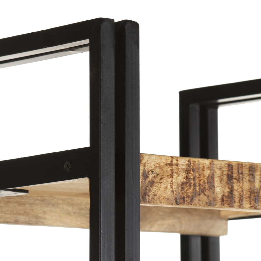 vidaXL Bibliotecă cu 5 rafturi, 40x30x180 cm, lemn masiv mango