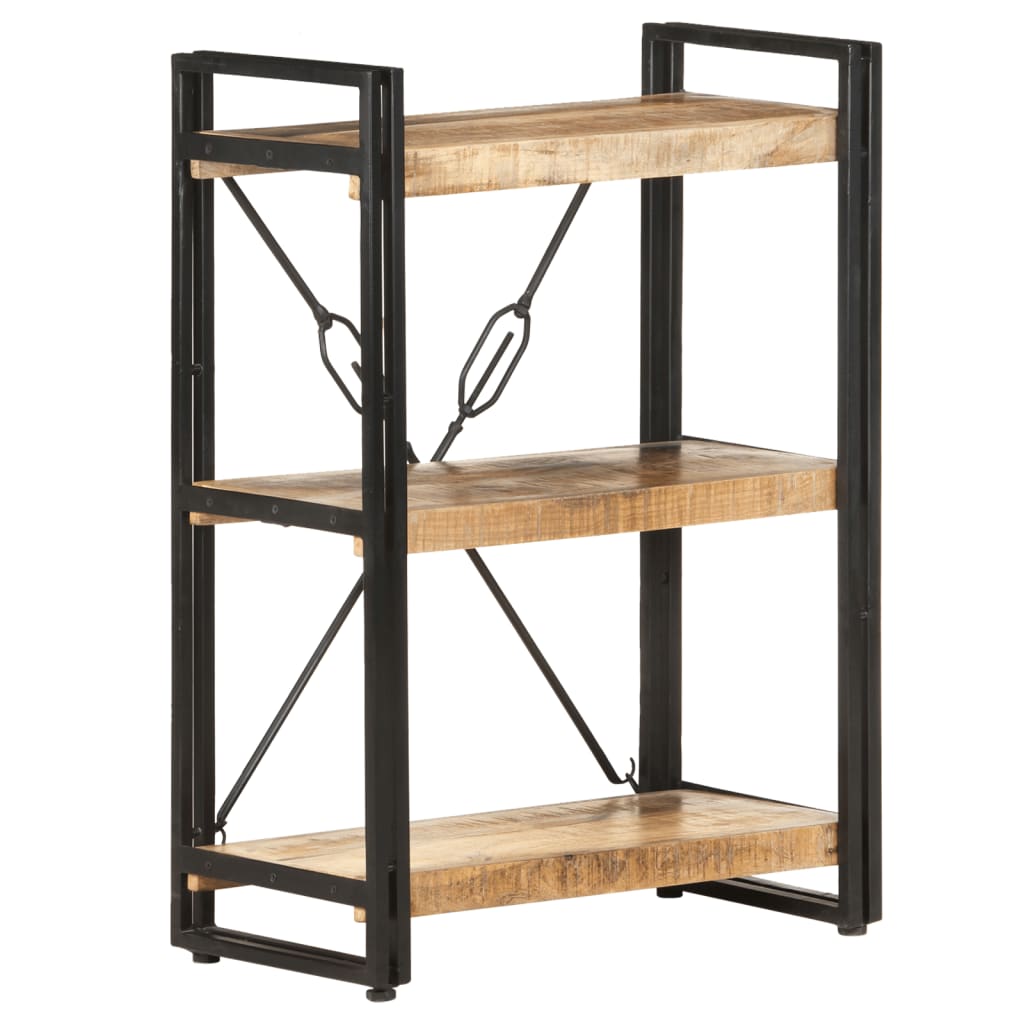 vidaXL Bibliotecă cu 3 niveluri, 60x30x80 cm, lemn masiv de mango vidaXL Bibliotecă cu 3 niveluri, 60x30x80 cm, lemn masiv de mango