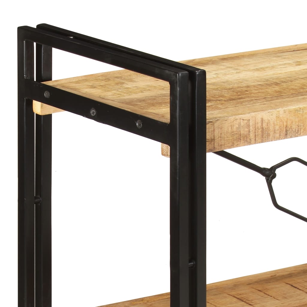 vidaXL Bibliotecă cu 3 niveluri, 140x30x80 cm, lemn masiv de mango vidaXL Bibliotecă cu 3 niveluri, 140x30x80 cm, lemn masiv de mango