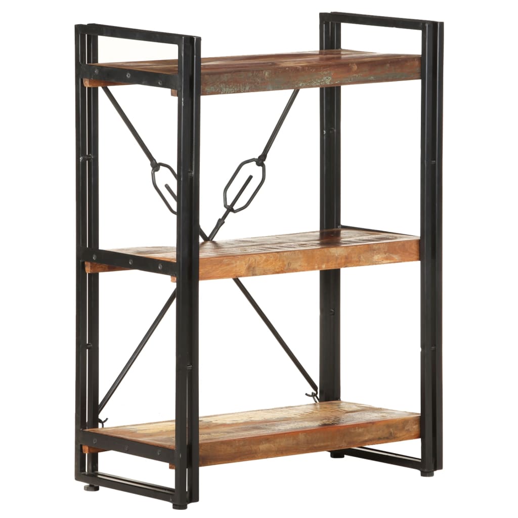vidaXL Bibliotecă cu 3 rafturi, 60x30x80 cm, lemn masiv reciclat vidaXL Bibliotecă cu 3 rafturi, 60x30x80 cm, lemn masiv reciclat