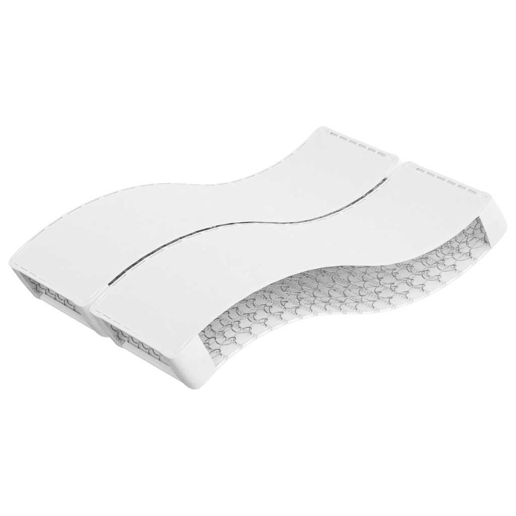vidaXL Saltea cu arcuri bonnell, fermitate medie, 120x200 cm vidaXL Saltea cu arcuri bonnell, fermitate medie, 120x200 cm