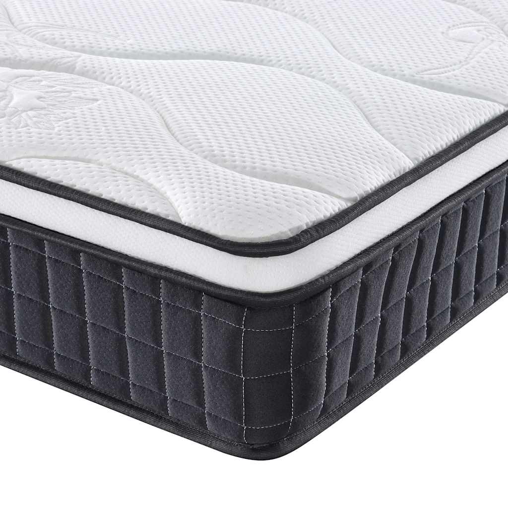 vidaXL Saltea cu arcuri bonnell, fermitate medie, 140x190 cm vidaXL Saltea cu arcuri bonnell, fermitate medie, 140x190 cm
