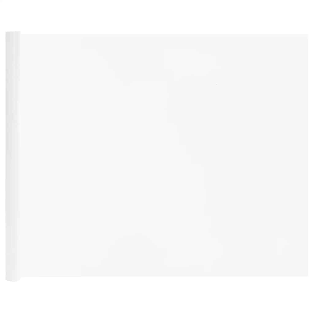 vidaXL Folii fereastra, mată, alb, PVC