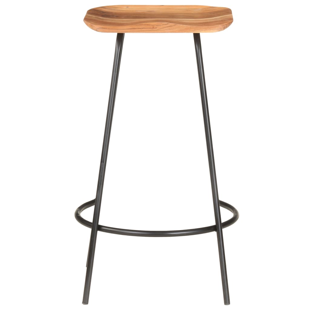 vidaXL Taburete de bar, 4 buc., lemn masiv de acacia vidaXL Taburete de bar, 4 buc., lemn masiv de acacia