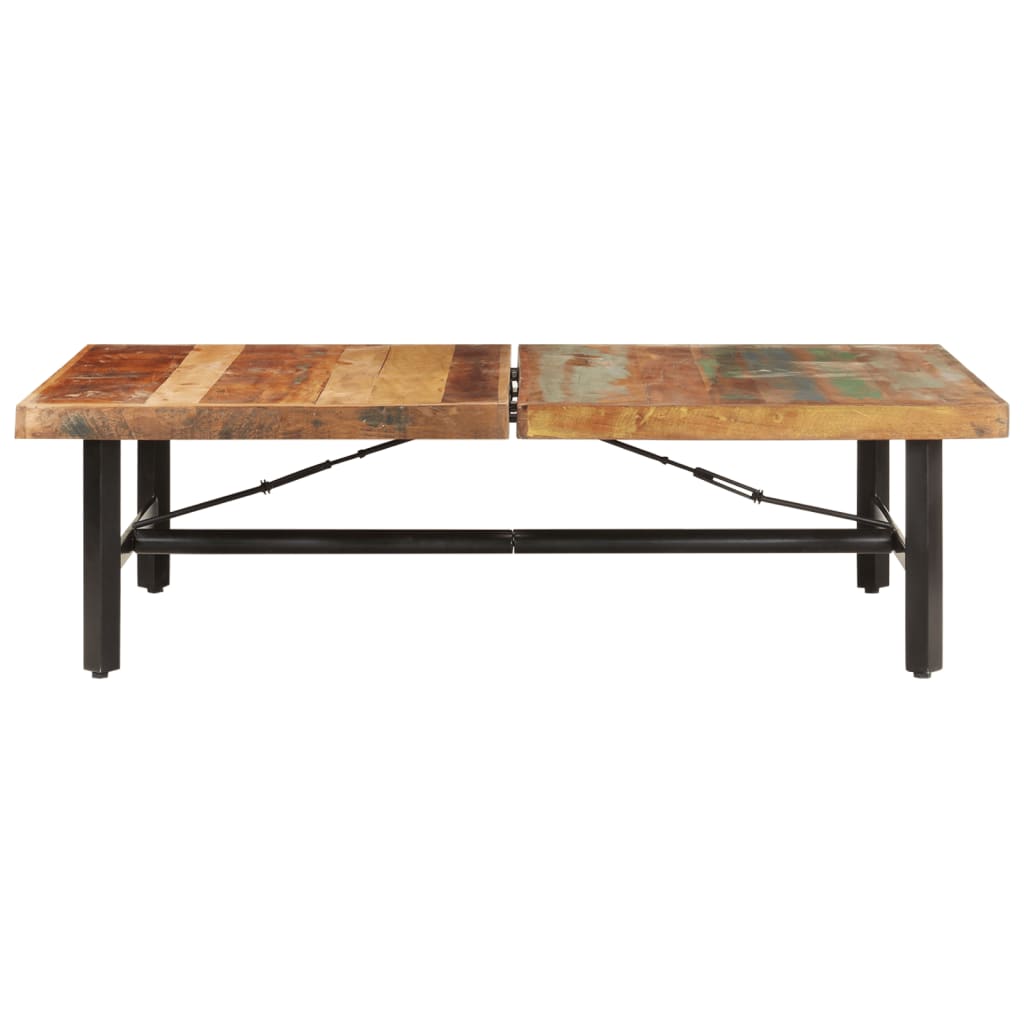 vidaXL Măsuță de cafea, 142x90x42 cm, lemn masiv reciclat vidaXL Măsuță de cafea, 142x90x42 cm, lemn masiv reciclat