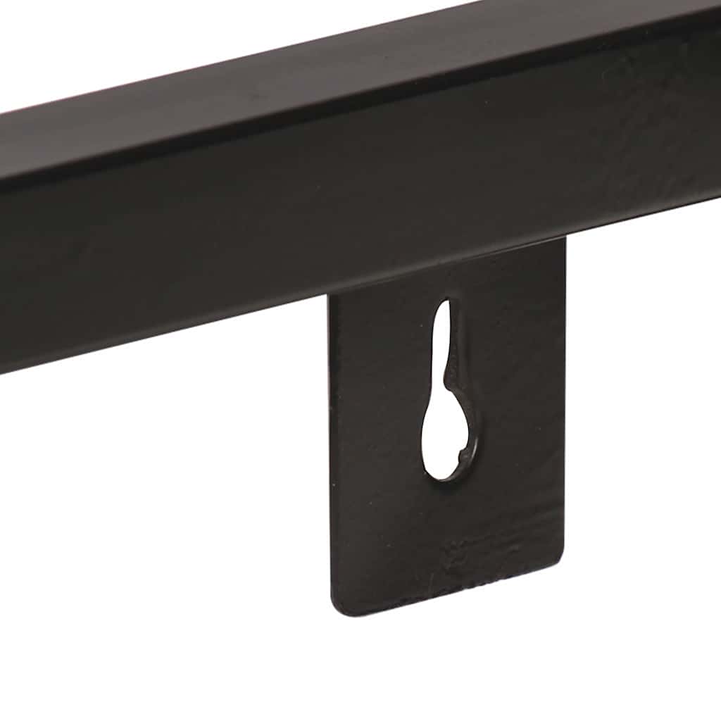 vidaXL Rafturi de perete, 2 buc., 80 cm, lemn masiv reciclat