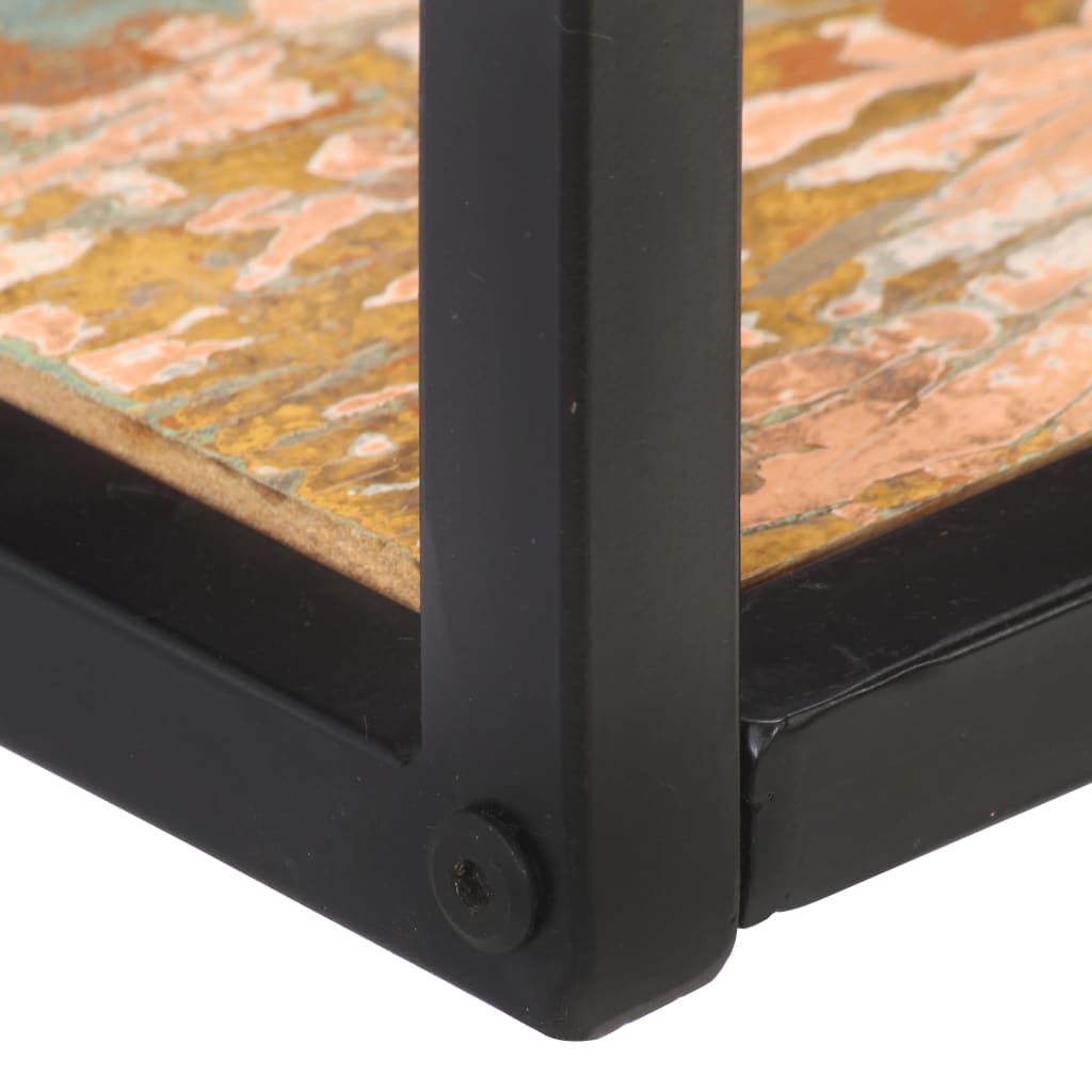 vidaXL Rafturi de perete, 2 buc., 80 cm, lemn masiv reciclat