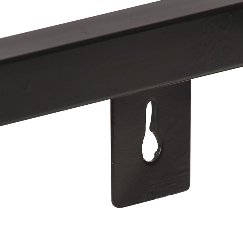vidaXL Rafturi de perete, 2 buc., 120 cm, lemn de mango nefinisat