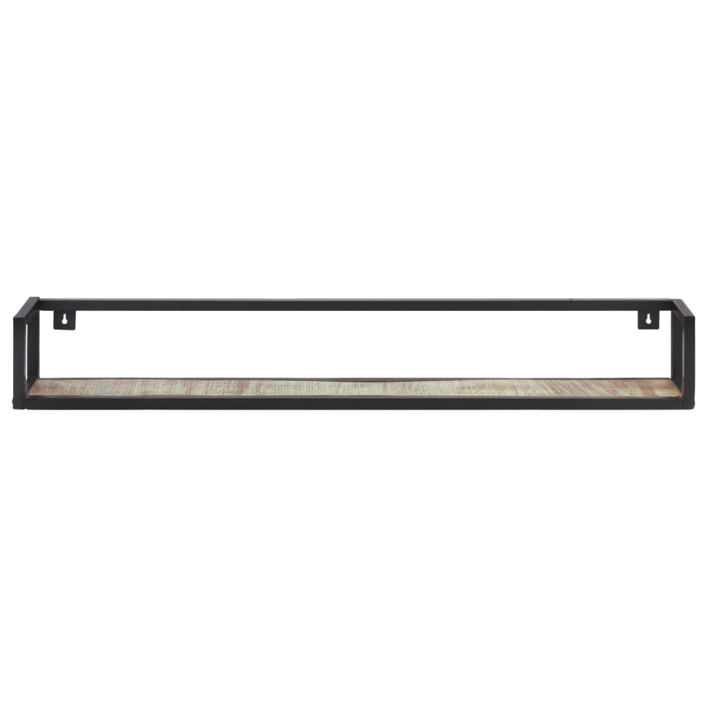 vidaXL Rafturi de perete, 2 buc., 120 cm, lemn masiv reciclat