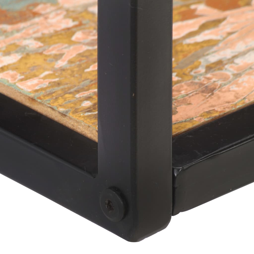 vidaXL Rafturi de perete, 2 buc., 120 cm, lemn masiv reciclat