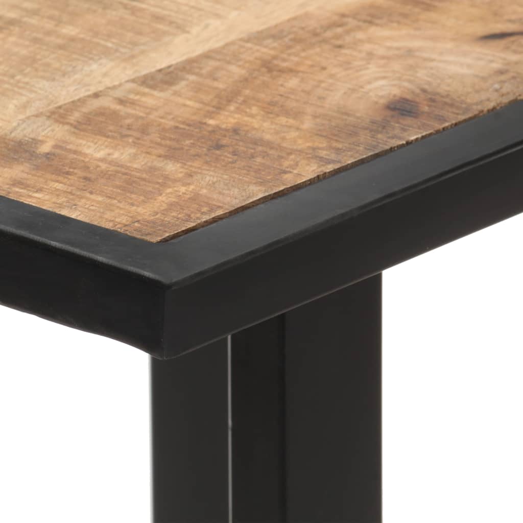 vidaXL Masă de bucătărie, 140 cm, lemn de mango brut