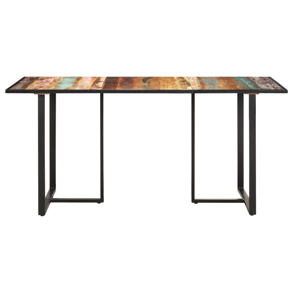 vidaXL Masă de bucătărie, 160 cm, lemn masiv reciclat vidaXL Masă de bucătărie, 160 cm, lemn masiv reciclat