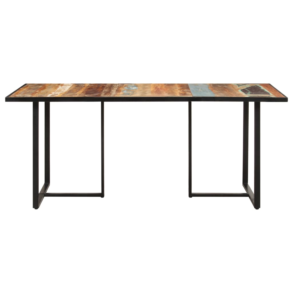 vidaXL Masă de bucătărie, 180 cm, lemn masiv reciclat vidaXL Masă de bucătărie, 180 cm, lemn masiv reciclat