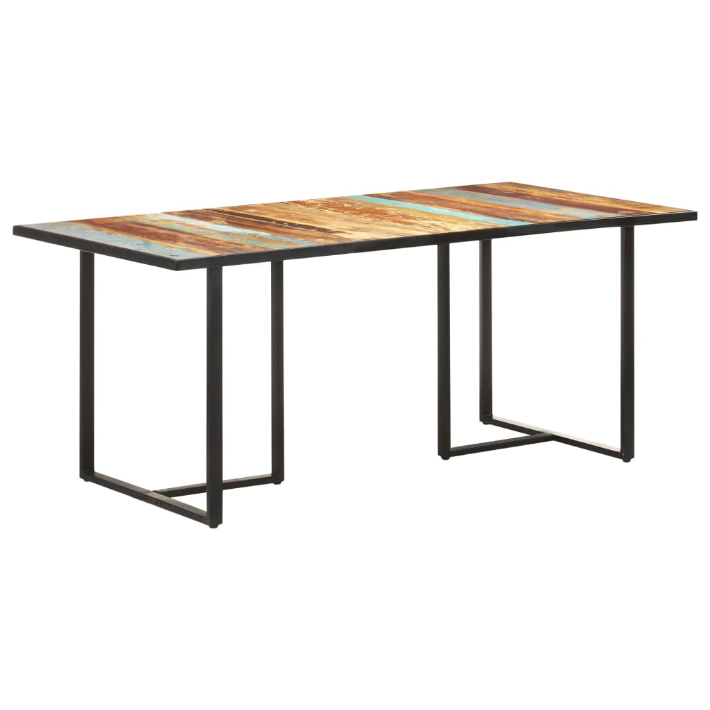 vidaXL Masă de bucătărie, 180 cm, lemn masiv reciclat vidaXL Masă de bucătărie, 180 cm, lemn masiv reciclat