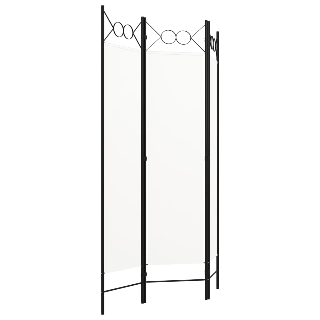 vidaXL Paravan de cameră cu 3 panouri, alb, 120 x 180 cm vidaXL Paravan de cameră cu 3 panouri, alb, 120 x 180 cm