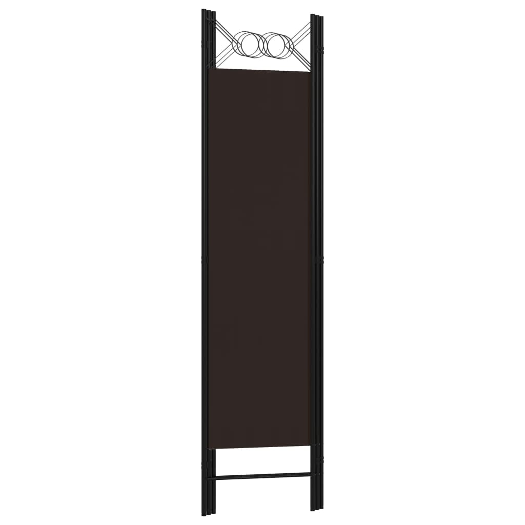 vidaXL Paravan de cameră cu 3 panouri, maro, 120 x 180 cm vidaXL Paravan de cameră cu 3 panouri, maro, 120 x 180 cm